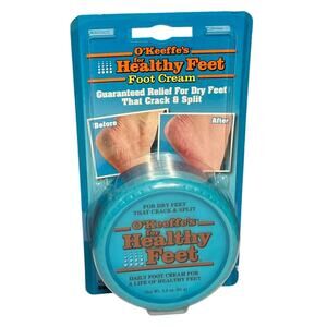 Okeeffe's "Healthy Feet" Foot Cream For Extremely Dry Cracked Feet 2.7oz Jar